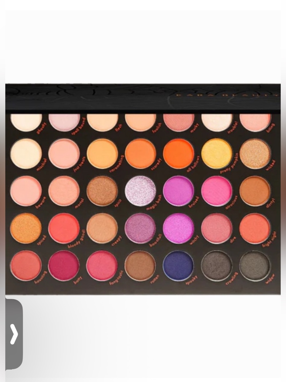 NWT Kara Beauty 35 Eye Shadow Pallet On The Haunt Makeup - Picture 4 of 4